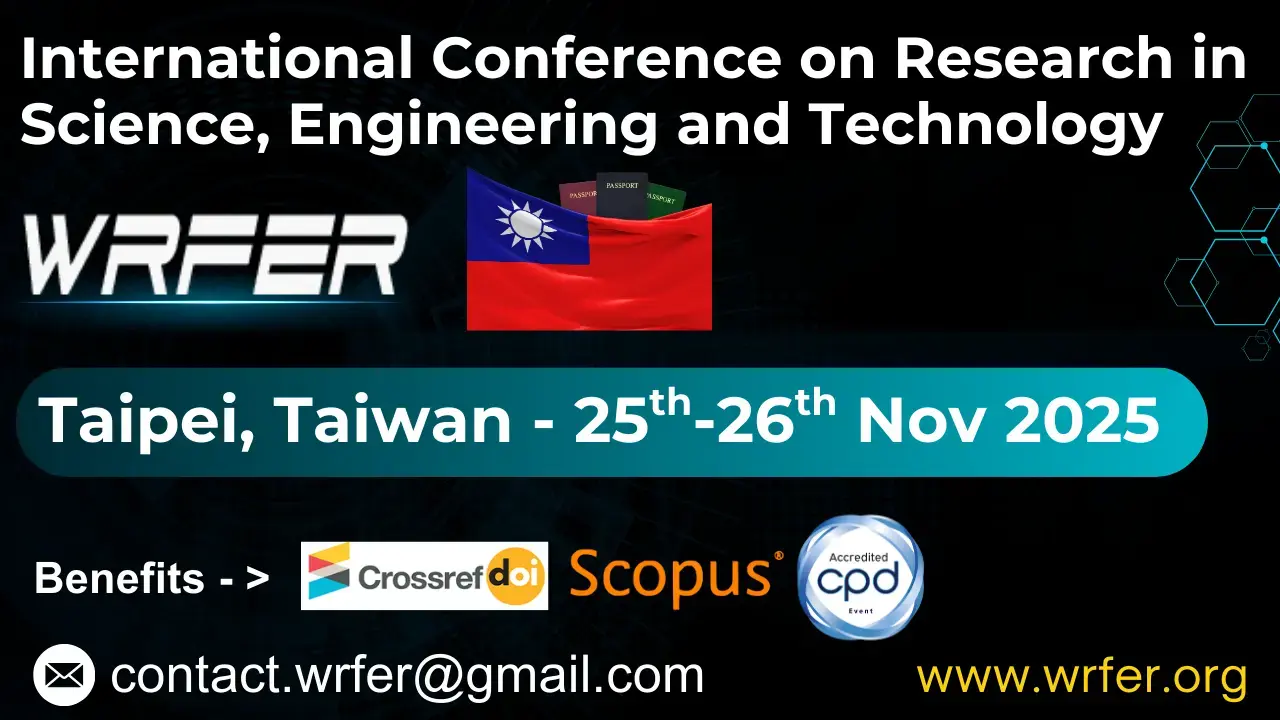 Science, Engineering and Technology Conference in Taiwan